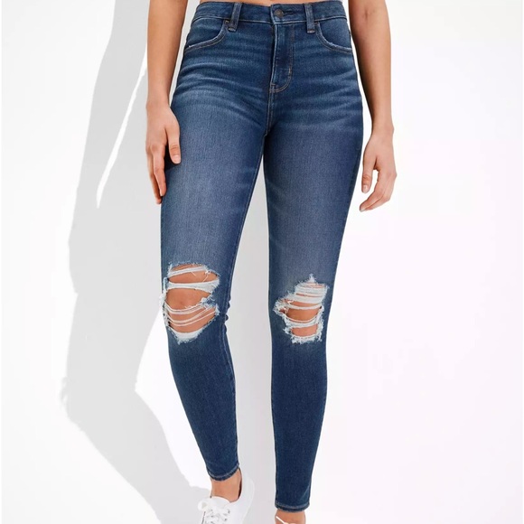 American Eagle Outfitters Denim - American Eagle Next Level Stretch ripped jegging